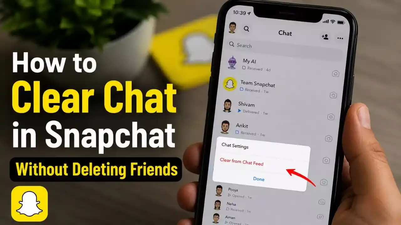 How to Clear Chat in Snapchat