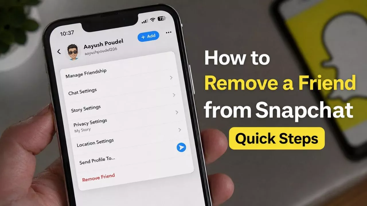 How to Remove a Friend from Snapchat