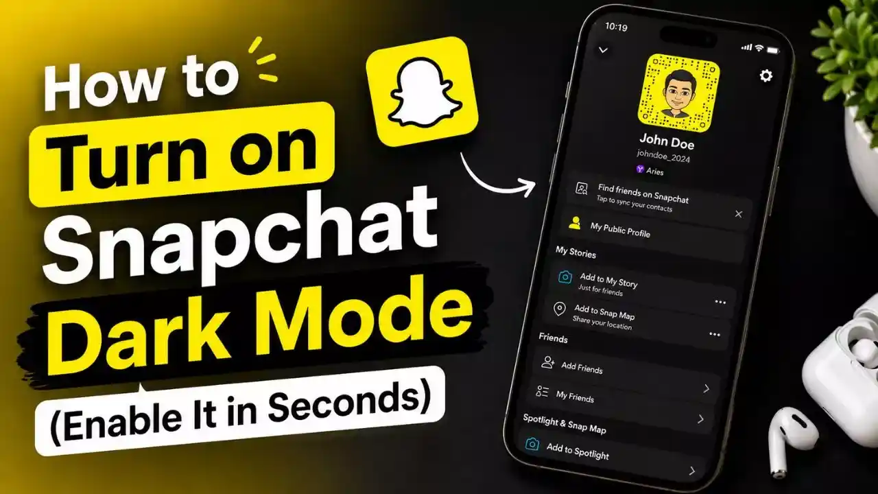 How to Turn on Dark Mode in Snapchat (Enable It in Seconds)