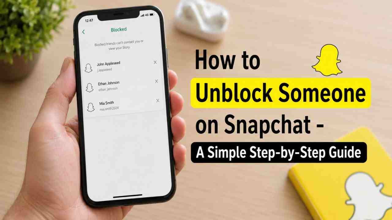 How to Unblock Someone on Snapchat