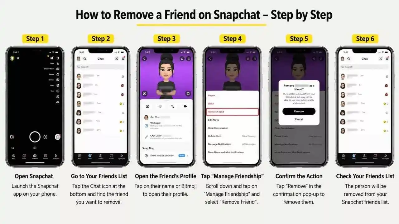 How to Remove a Friend from Snapchat